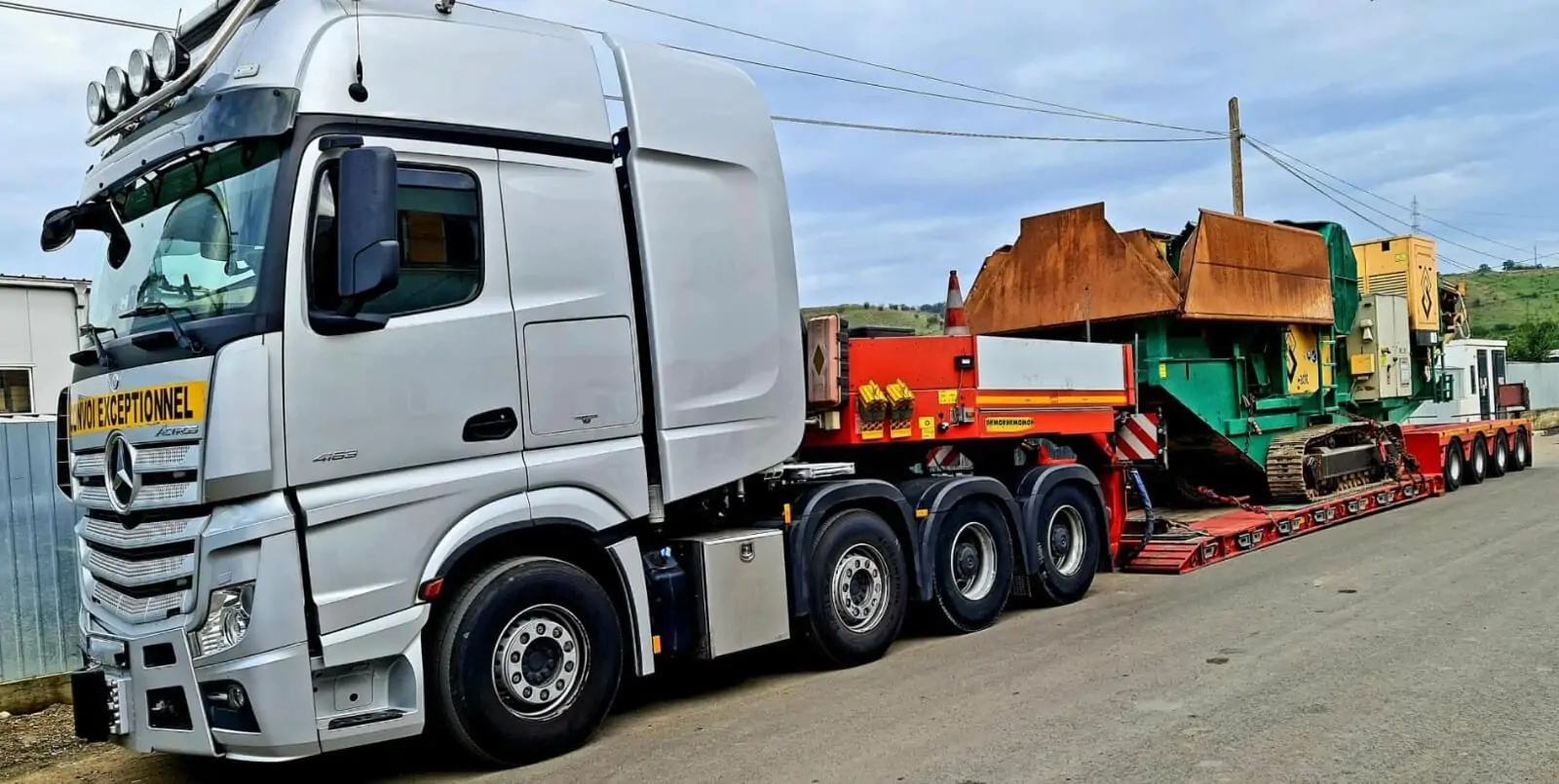 Trailere modulare - vedere laterală