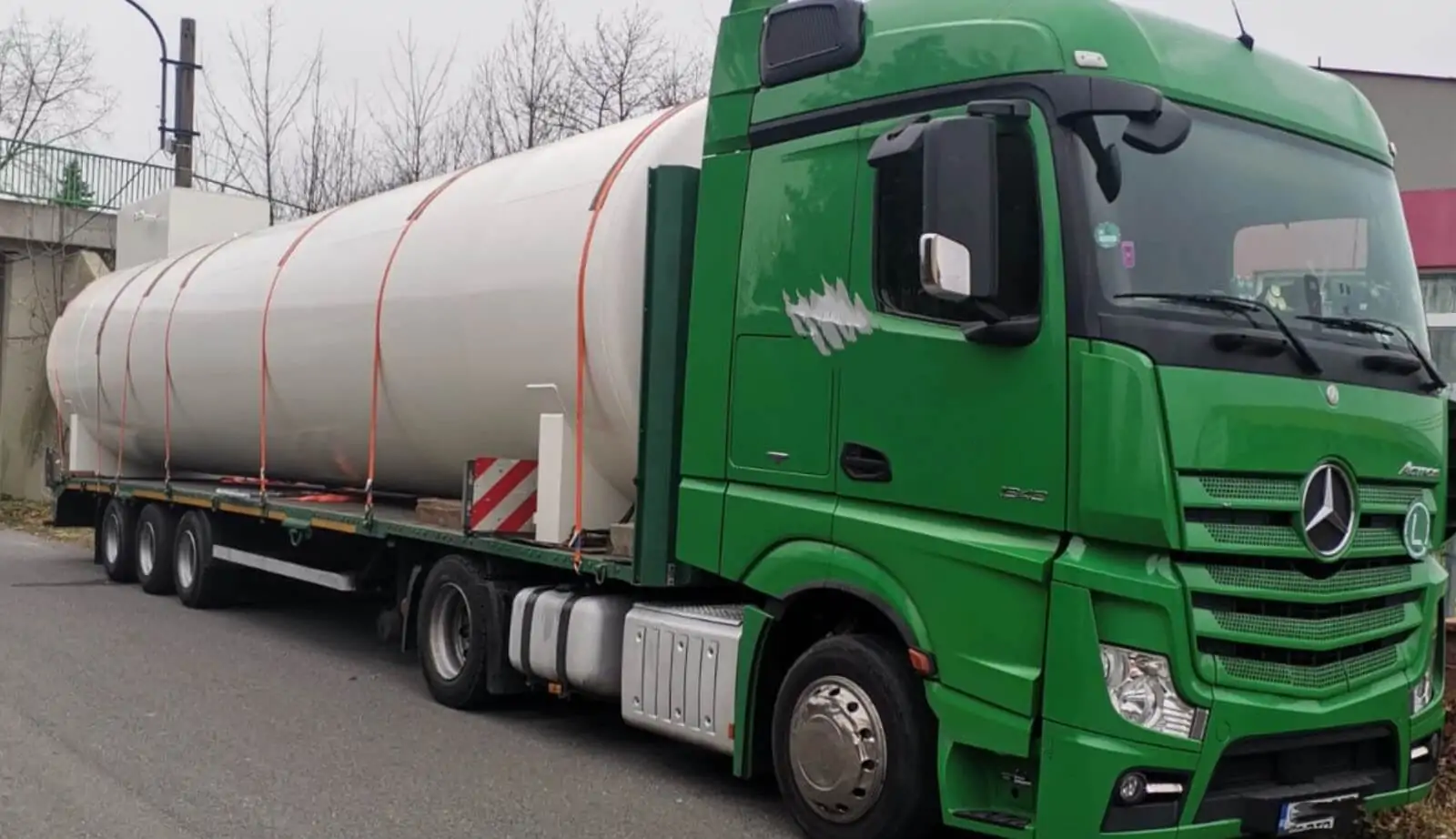 Platformă dreaptă deschisă - vedere laterală