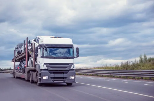 Curier încărcând colet